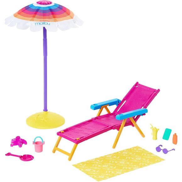 Barbie Loves the Ocean Beach Day Playset for 12in Dolls Accessories NEW - Picture 2 of 2